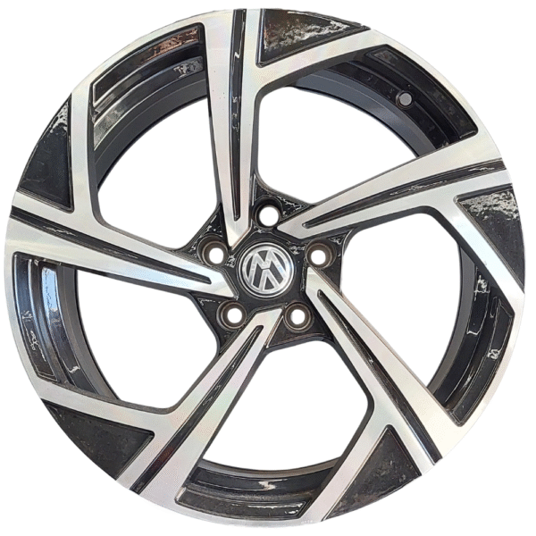 RIN 18" 5/112 X8 BLACK MACHINE F