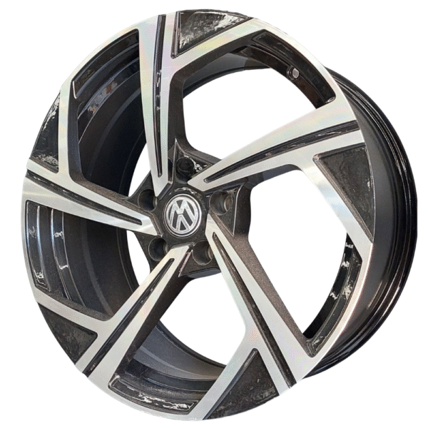 RIN 18" 5/112 X8 BLACK MACHINE F - Image 2