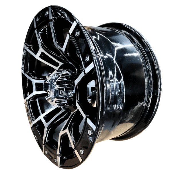 RIN 15" 5/120 X8 NEGRO MAQUINADO - Image 2