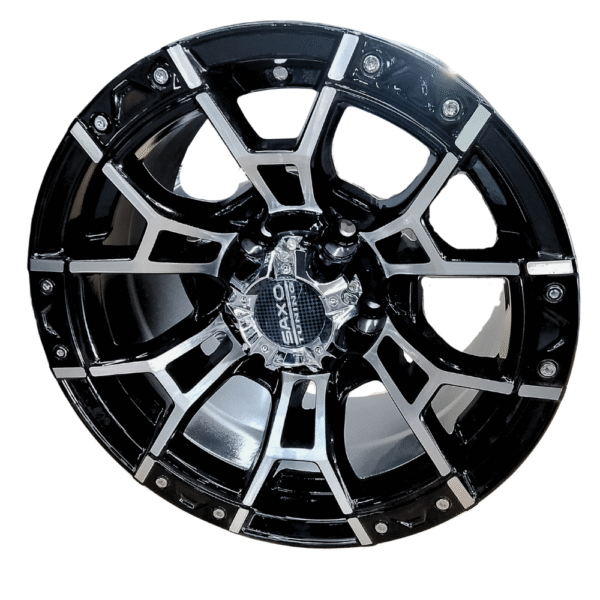 RIN 15" 5/120 X8 NEGRO MAQUINADO